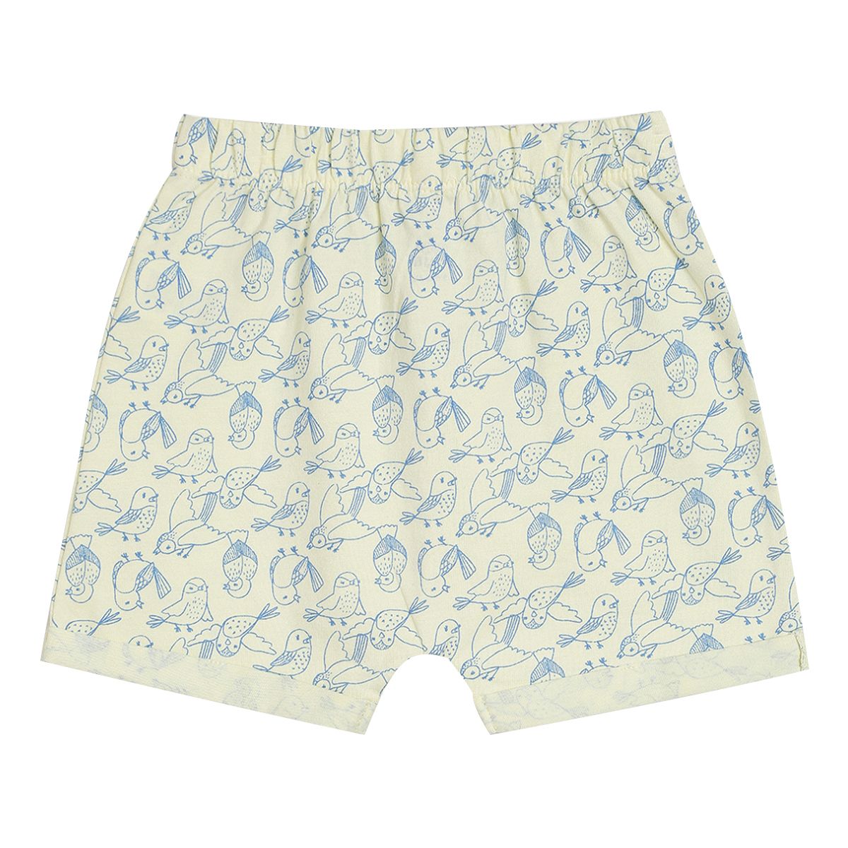 Pack of 3 shorts - white & green for 0-3 Months