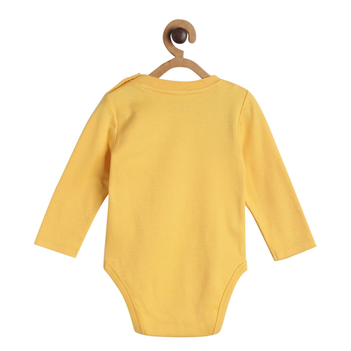 Boys Yellow And Oatmeal Pack Of 2 Body Suit And Bottom