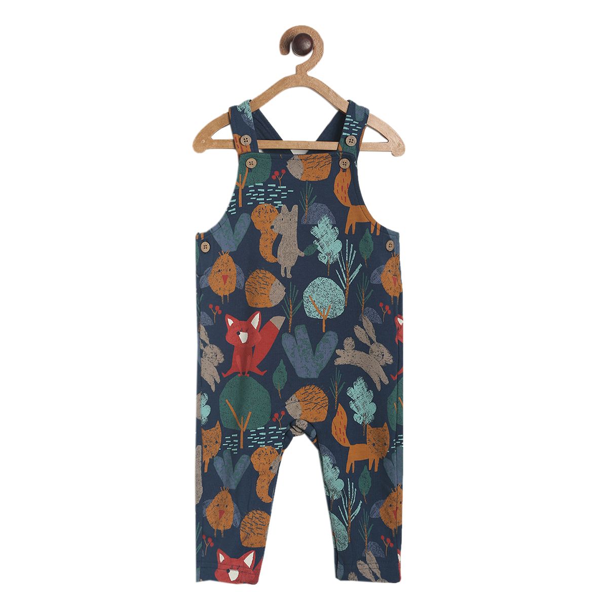 Pack of 2 dungaree set - navy for 0-3 Months