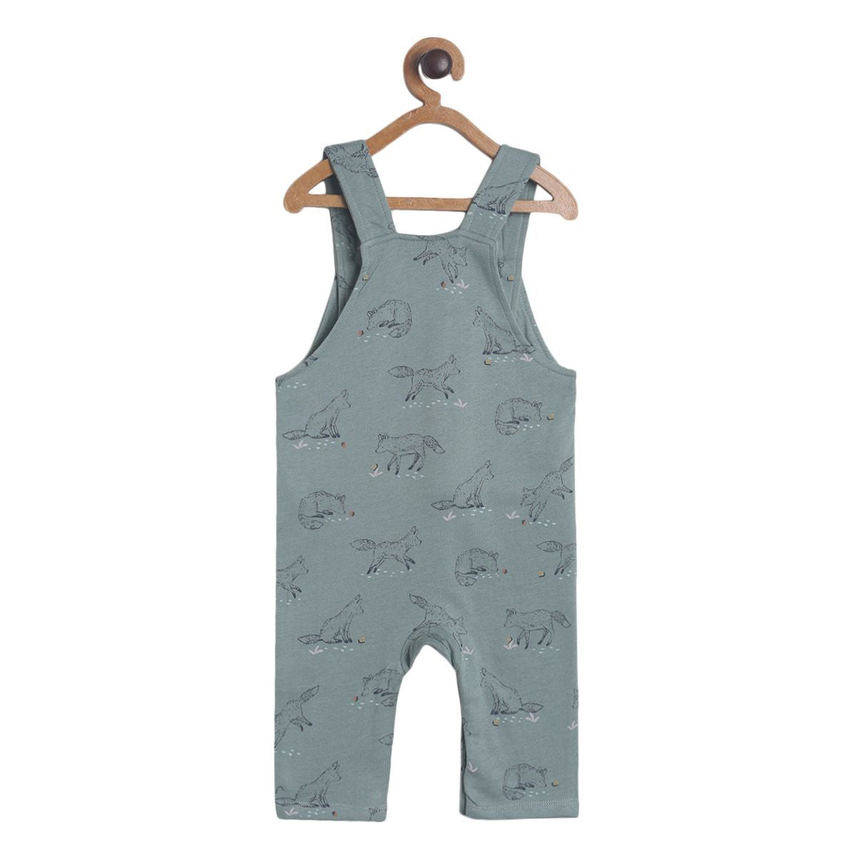 Pack of 2 dungaree set - olive for 3-6 Months