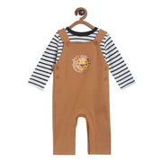 Pack of 2 dungaree set - mustard for 3-6 Months