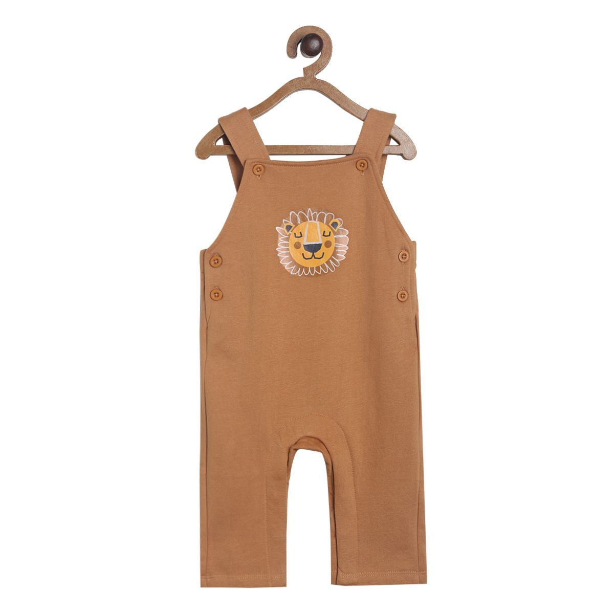 Pack of 2 dungaree set - mustard for 3-6 Months