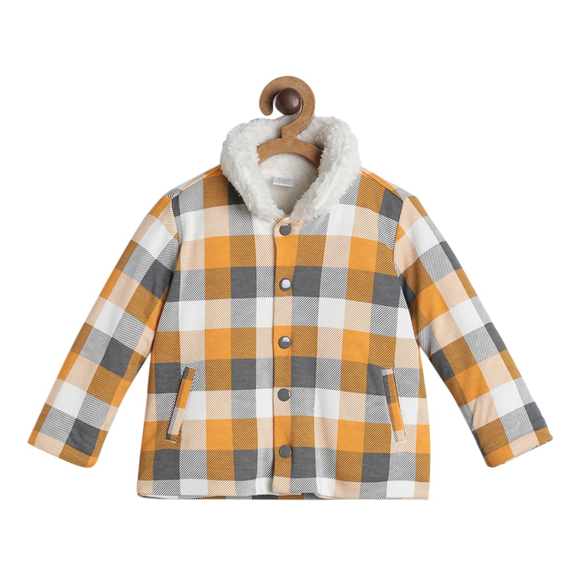 Pack of 1 knit jacket - orange for 0-3 Months