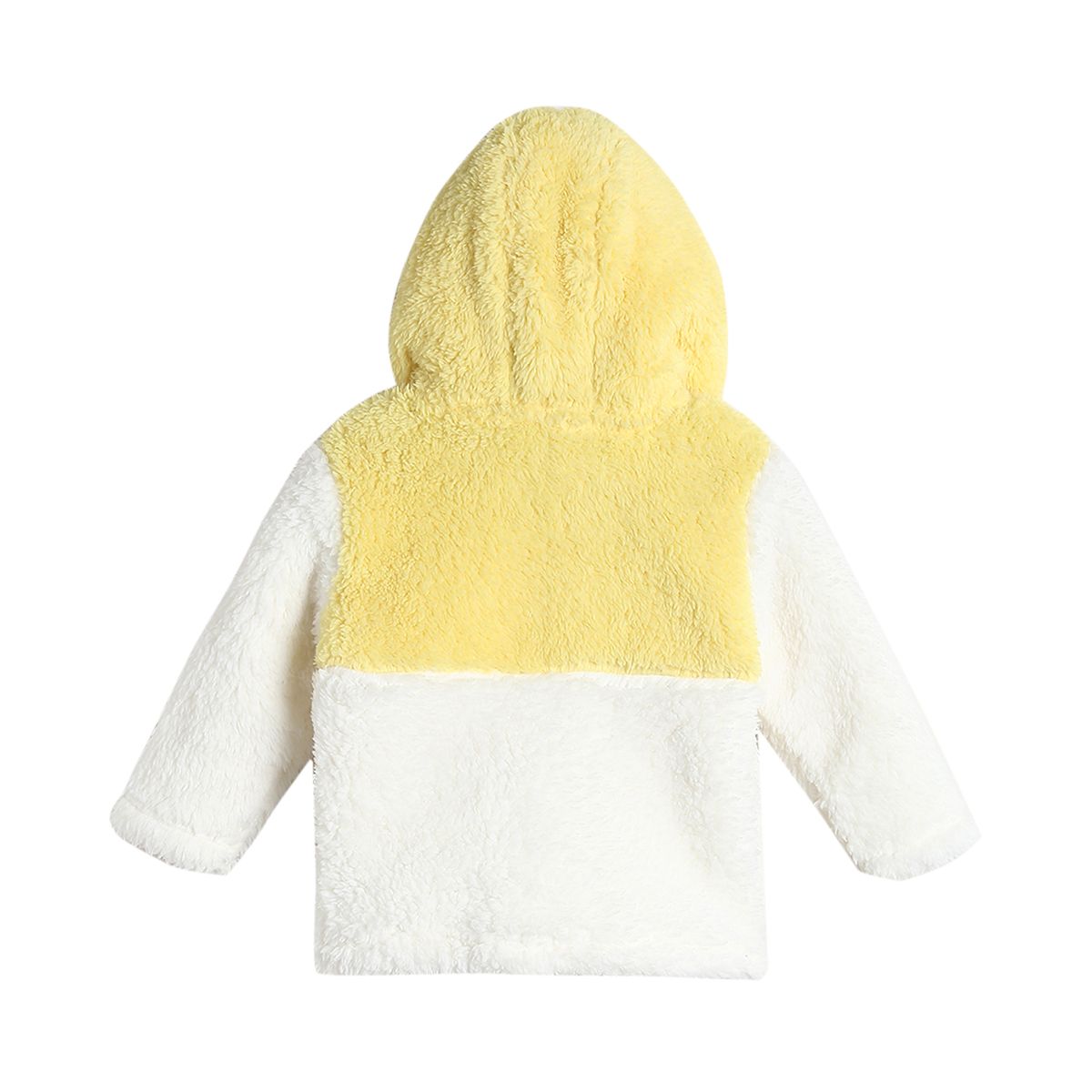 Pack of 1 knit jacket - yellow and marshmallow for 0-3 Months