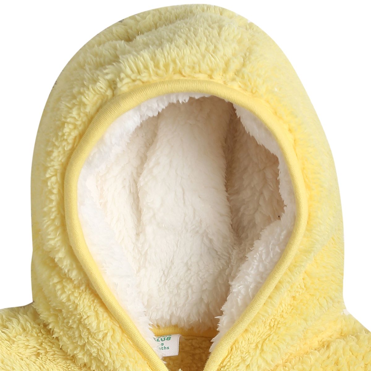 Pack of 1 knit jacket - yellow and marshmallow for 0-3 Months