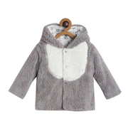Pack of 1 knit jacket - grey for 0-3 Months