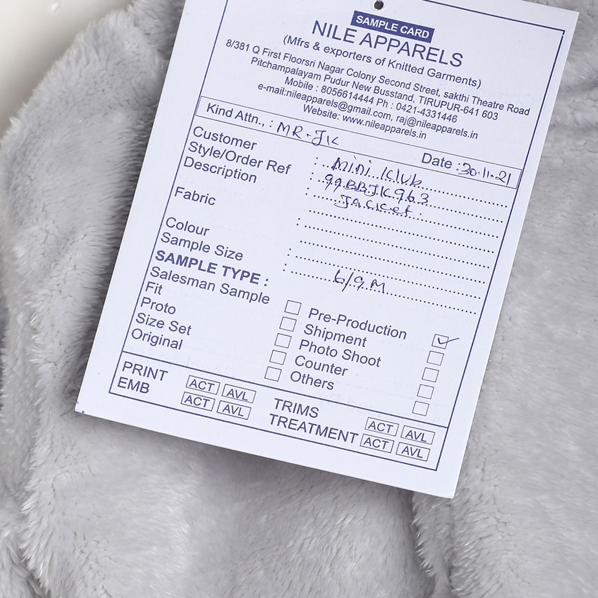 Pack of 1 knit jacket - grey for 0-3 Months