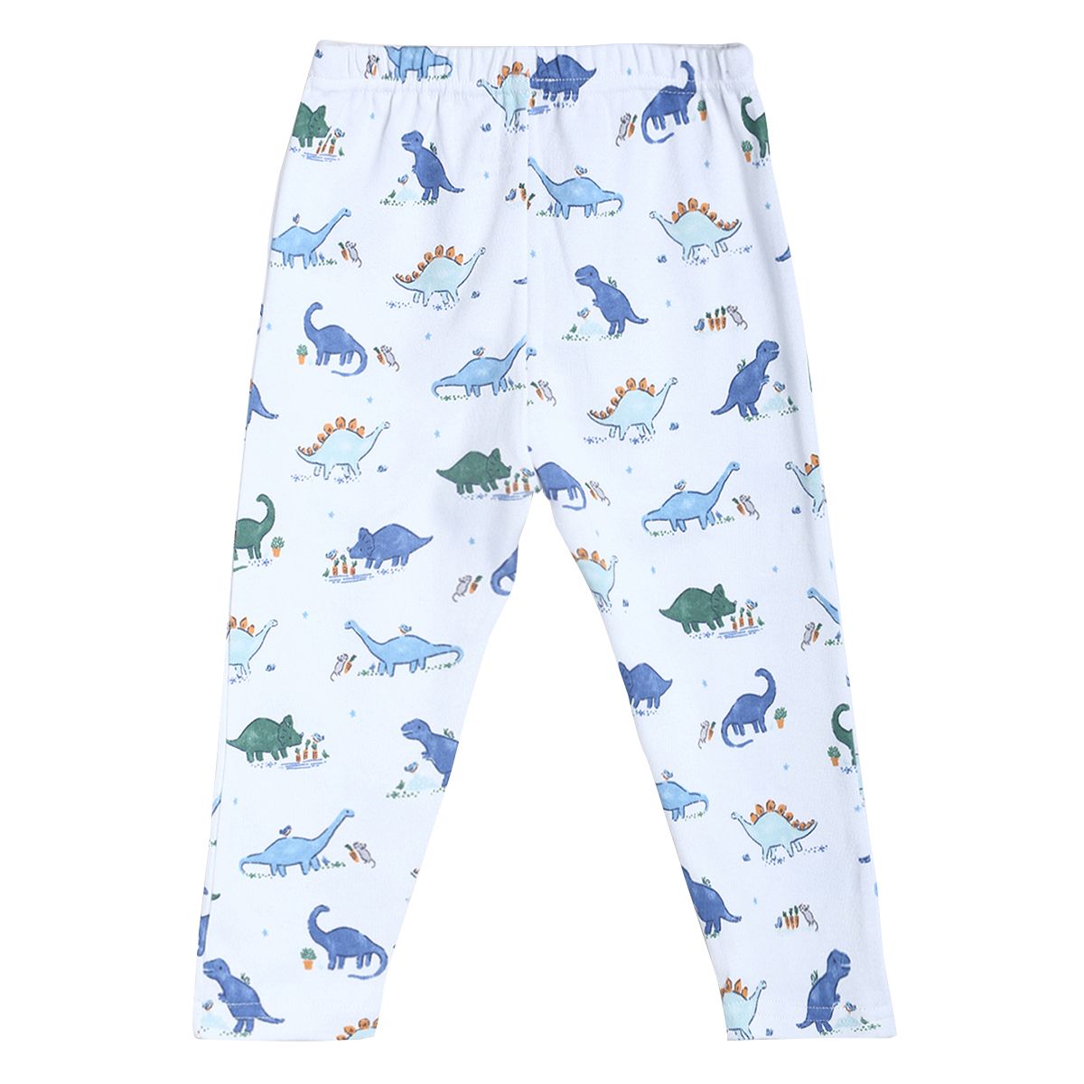 Pack of 1 knit bottom - white & blue for 3-6 Months