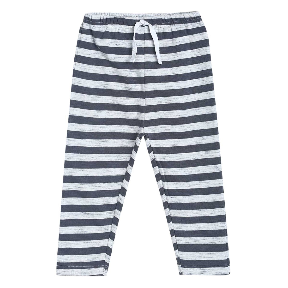 Pack of 1 knit bottom - navy blue & light blue for 0-3 Months