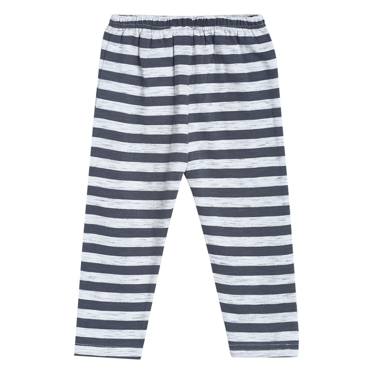 Pack of 1 knit bottom - navy blue & light blue for 0-3 Months