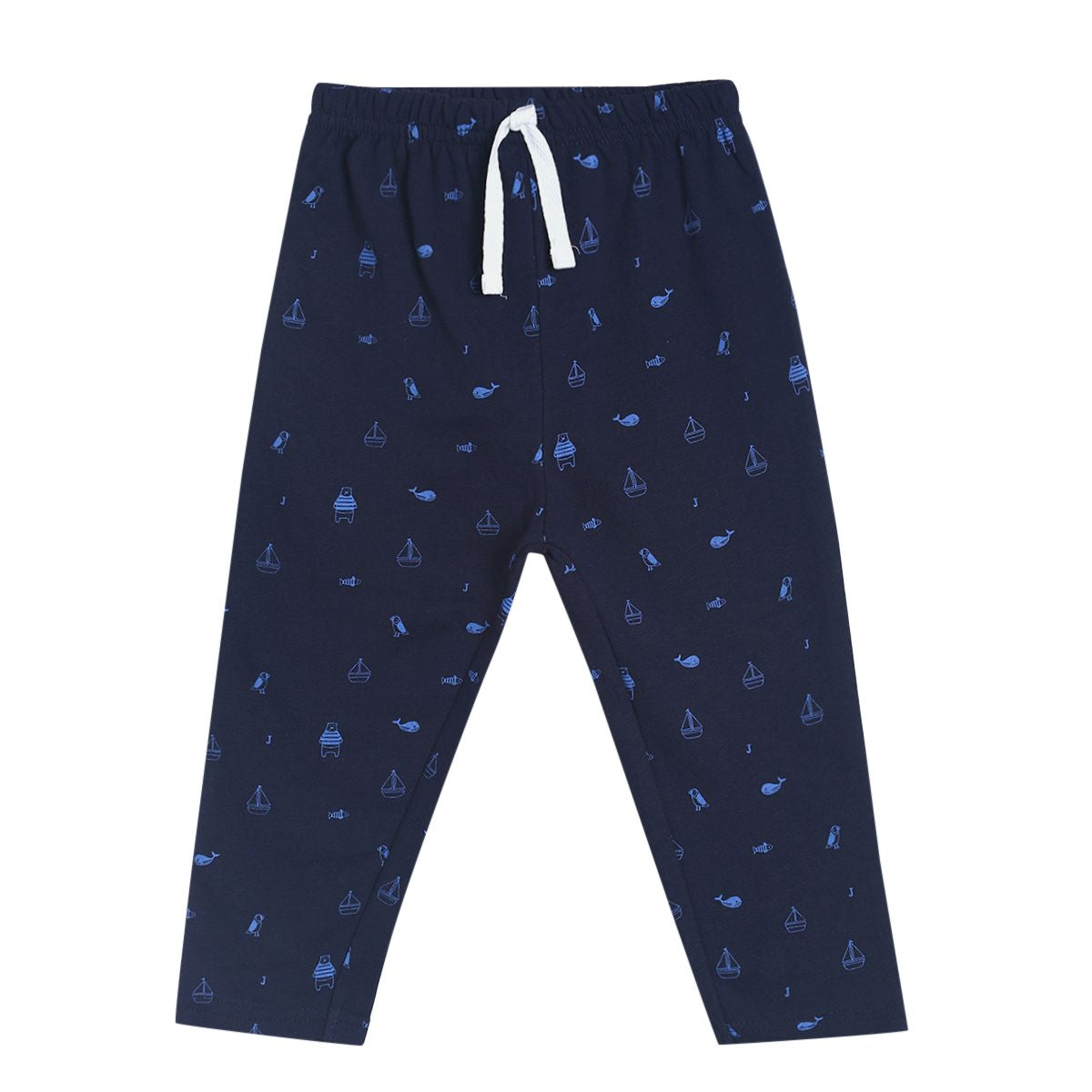 Pack of 1 knit bottom - navy for 0-3 Months