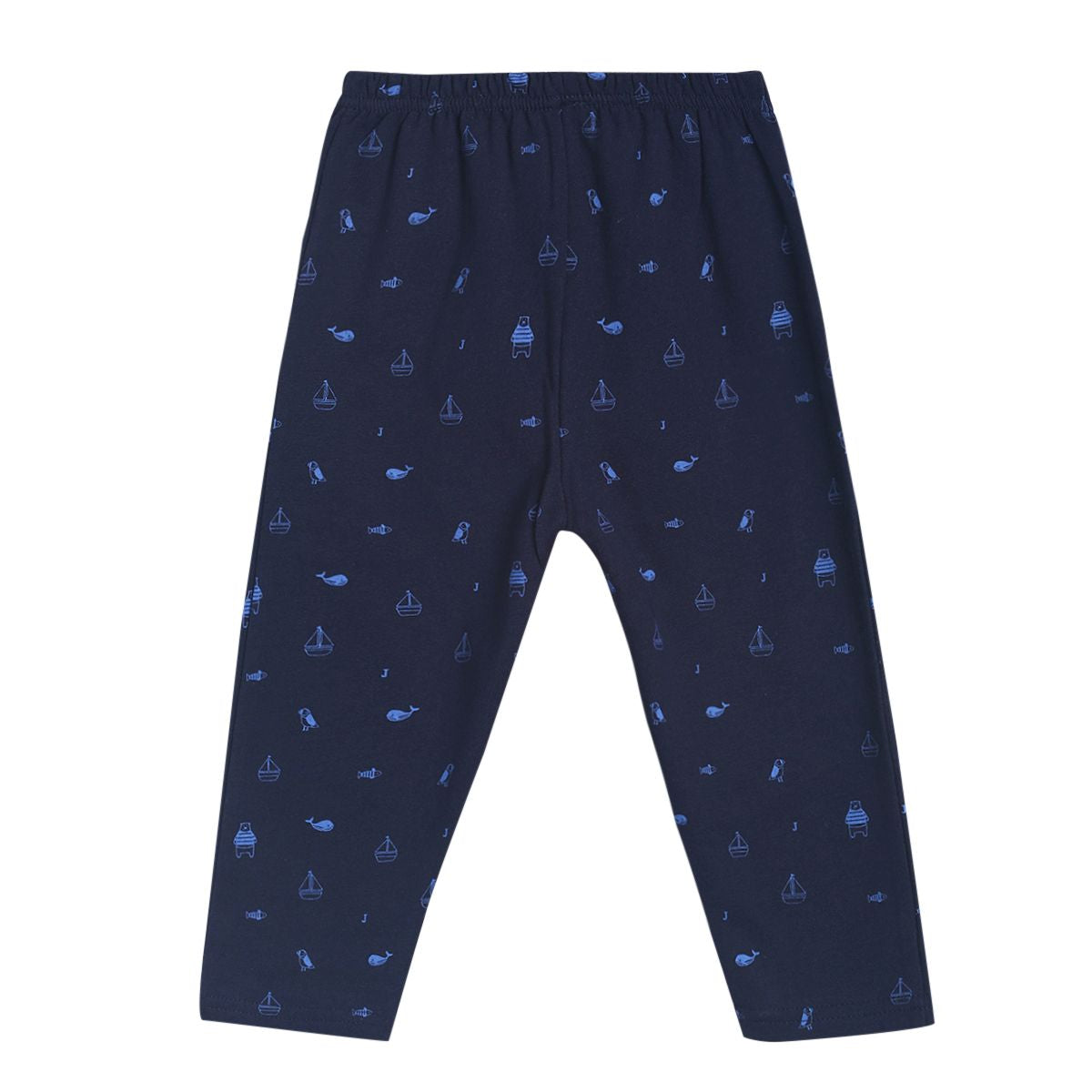 Pack of 1 knit bottom - navy for 0-3 Months