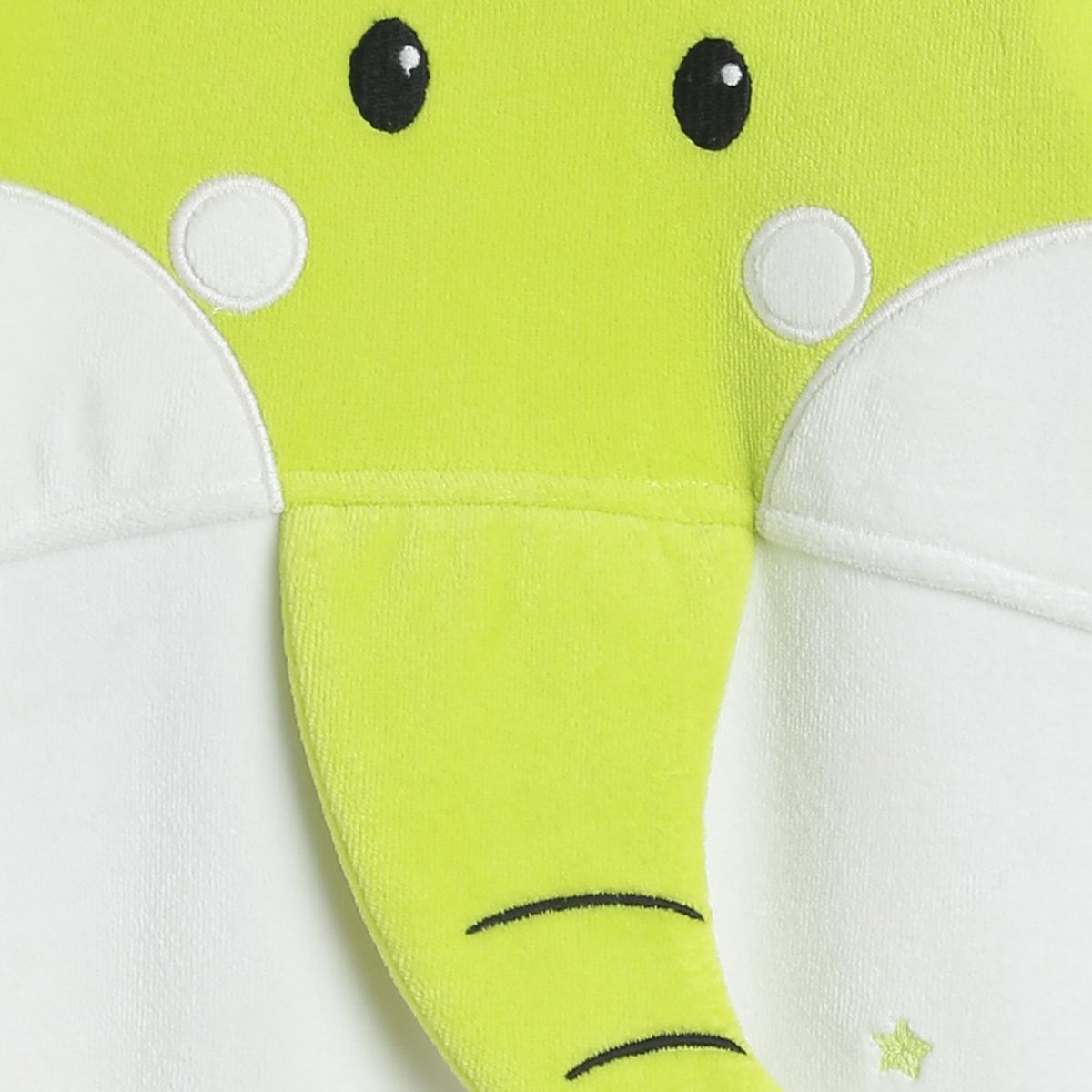 Pack of 1 romper - marshmallow and green for New Born