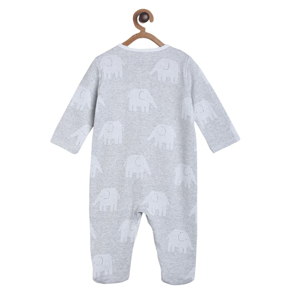 Pack of 1 sleepsuit - grey for New Born