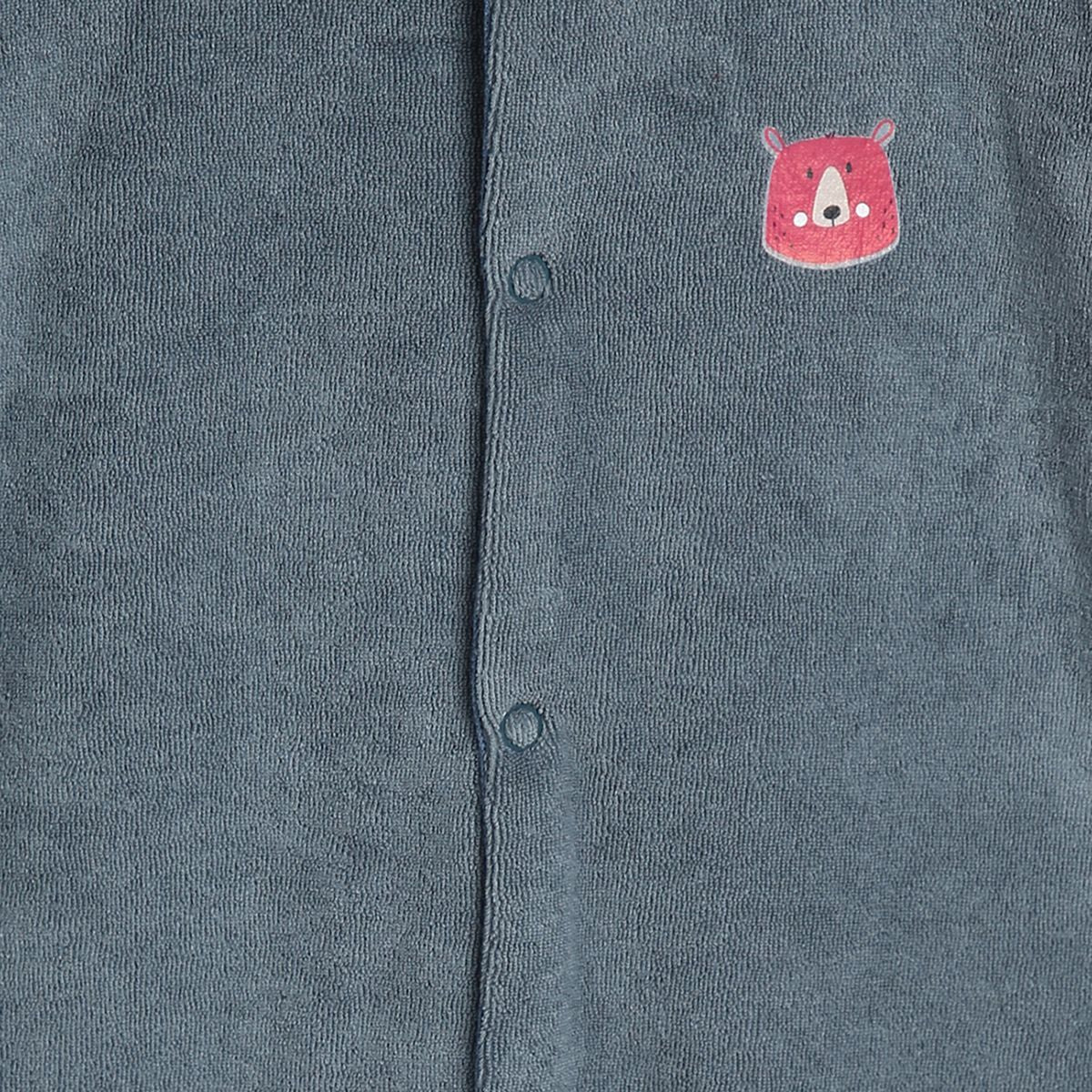 Pack of 1 sleepsuit - grey for New Born