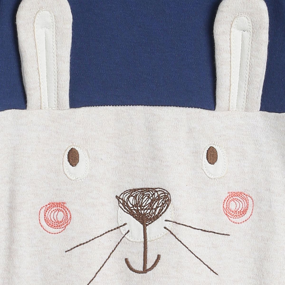 Pack of 1 sleepsuit - blue and oatmeal for New Born