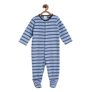 Pack of 1 sleep suit - blue for New Born