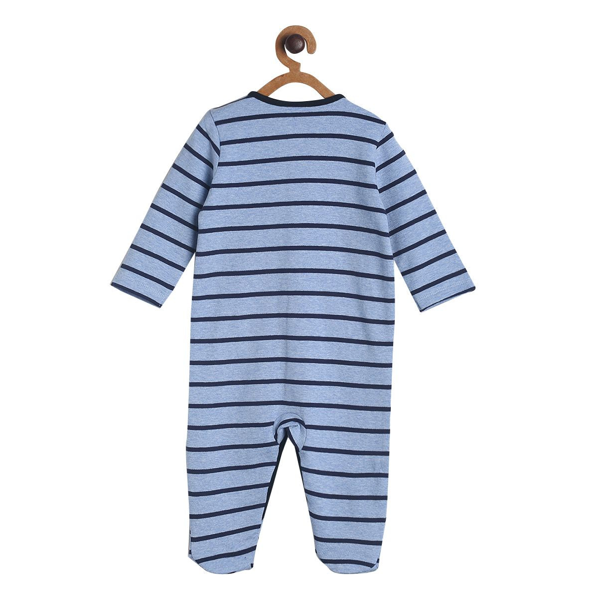 Pack of 1 sleep suit - blue for New Born