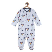 Pack of 1 sleep suit - grey for New Born