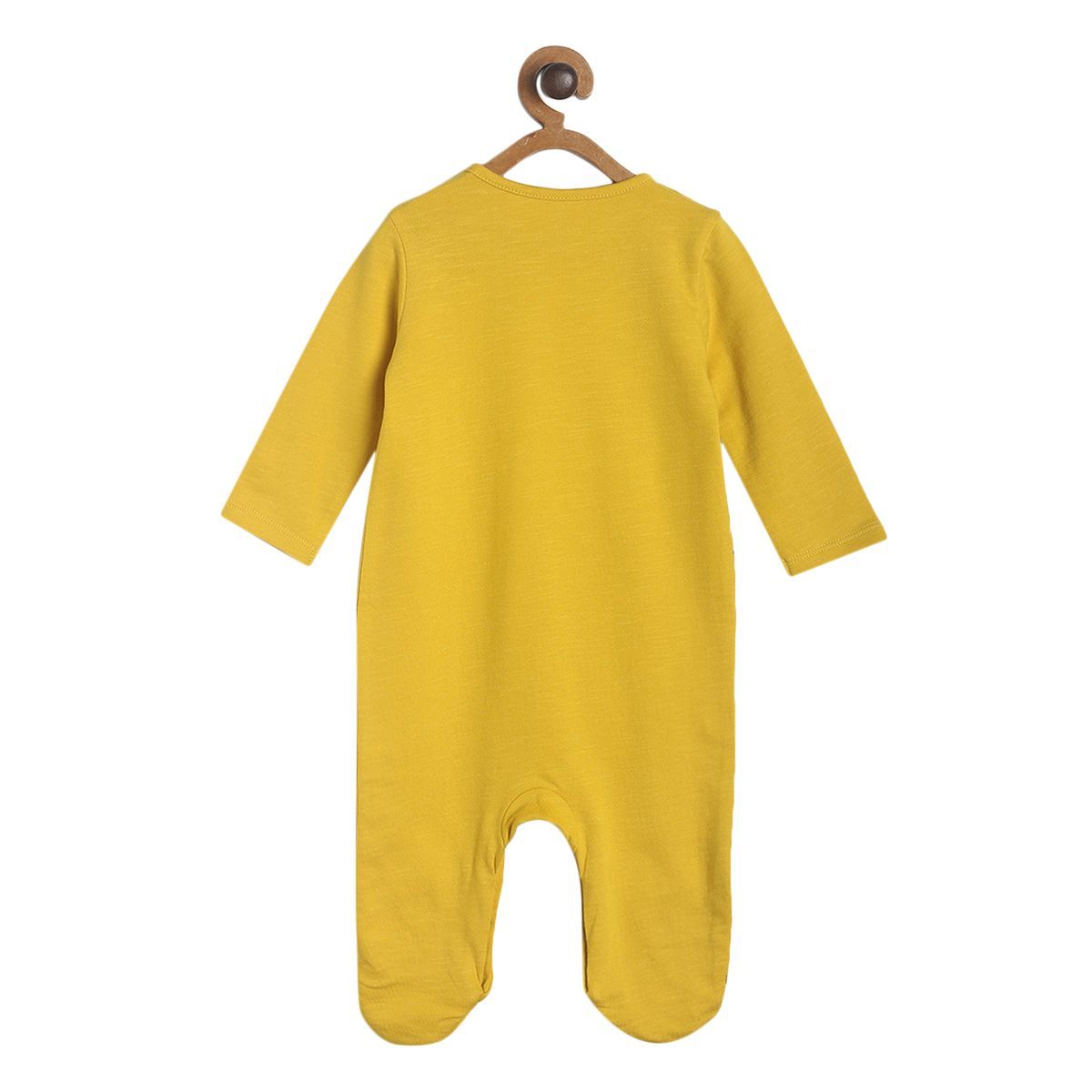Pack of 1 sleep suit - yellow for New Born