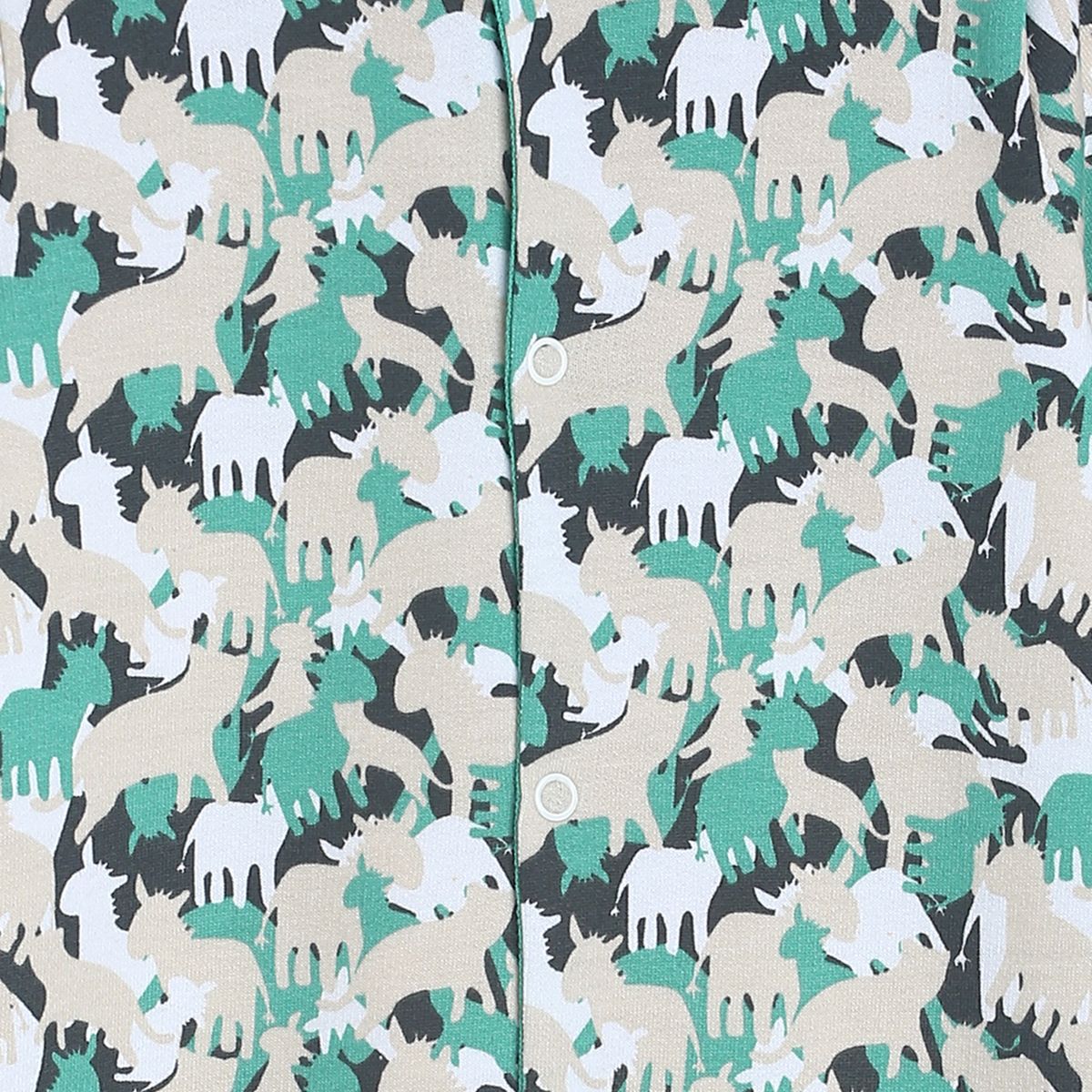 Pack of 1 sleep suit - turquoise green for New Born