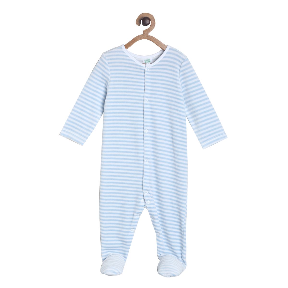 Pack of 1 sleep suit - blue for New Born