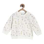 Pack of 1 knit sweat shirt - marshmallow for 3-6 Months