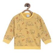 Pack of 1 knit sweat shirt - yellow for 3-6 Months