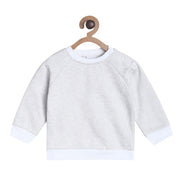 Pack of 1 knit sweat shirt - grey for 3-6 Months