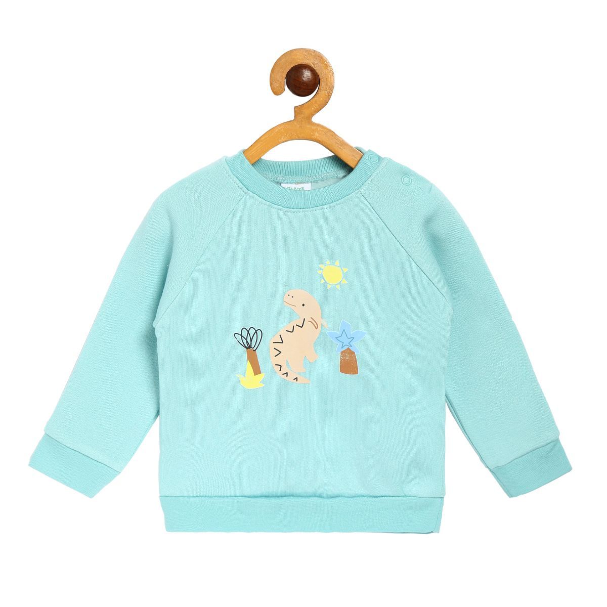Pack of 1 knit sweat shirt - blue for 3-6 Months