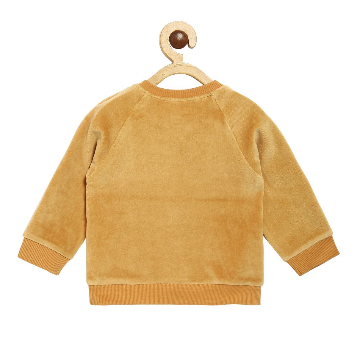 Pack of 1 knit sweat shirt - brown for 3-6 Months