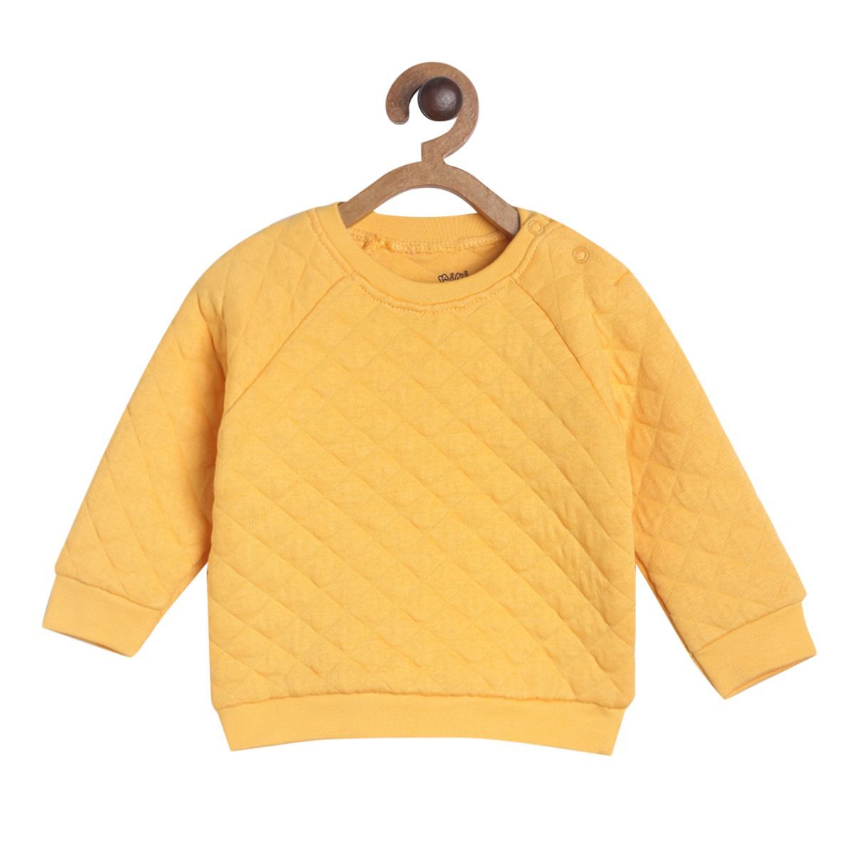 Pack of 1 knit sweat shirt - yellow for 3-6 Months