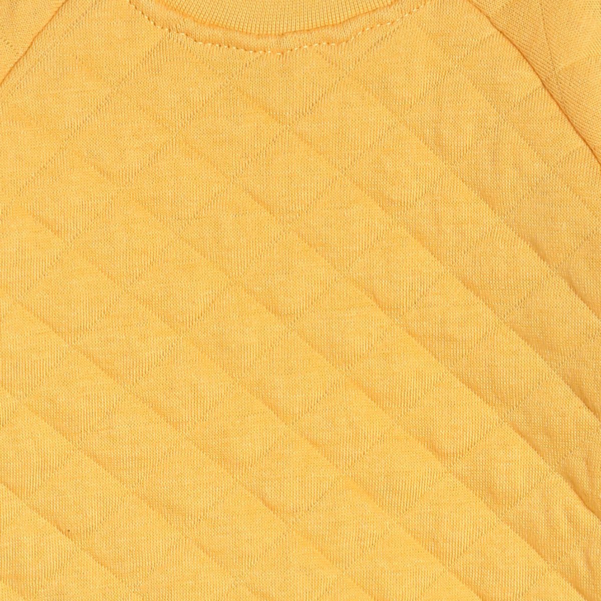 Pack of 1 knit sweat shirt - yellow for 3-6 Months
