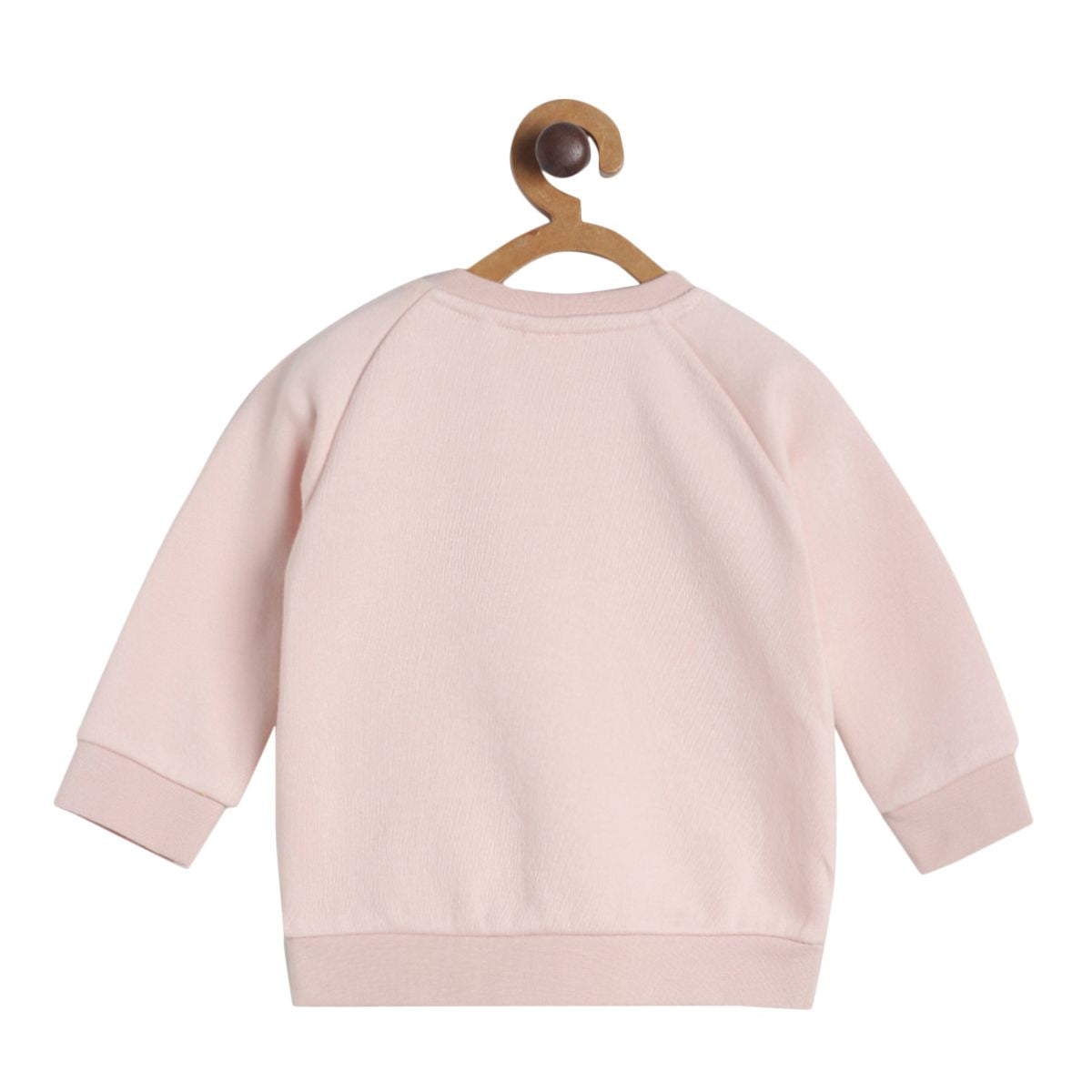 Pack of 1 knit sweat shirt - pink and marshmallow for 0-3 Months