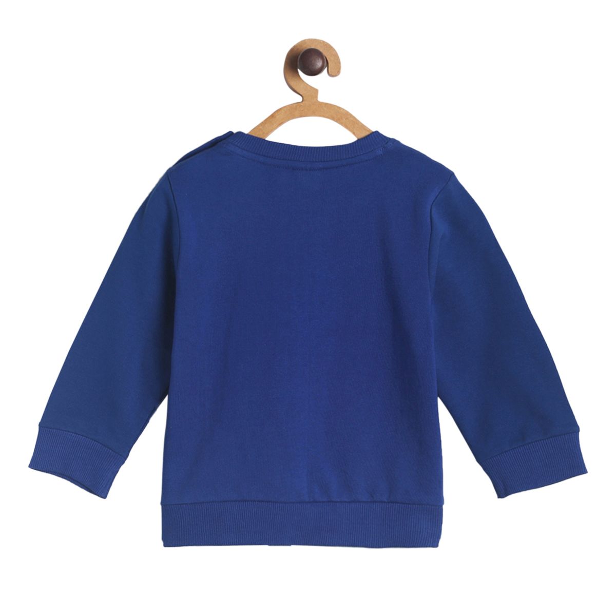 Pack of 1 knit sweat shirt - dark blue for 0-3 Months