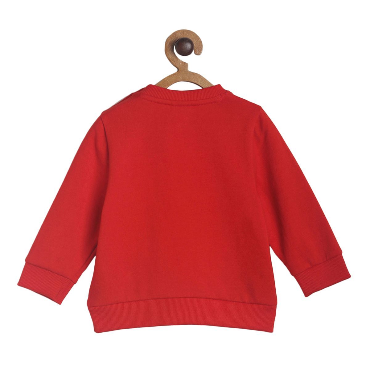 Pack of 1 knit sweat shirt - high risk red for 0-3 Months