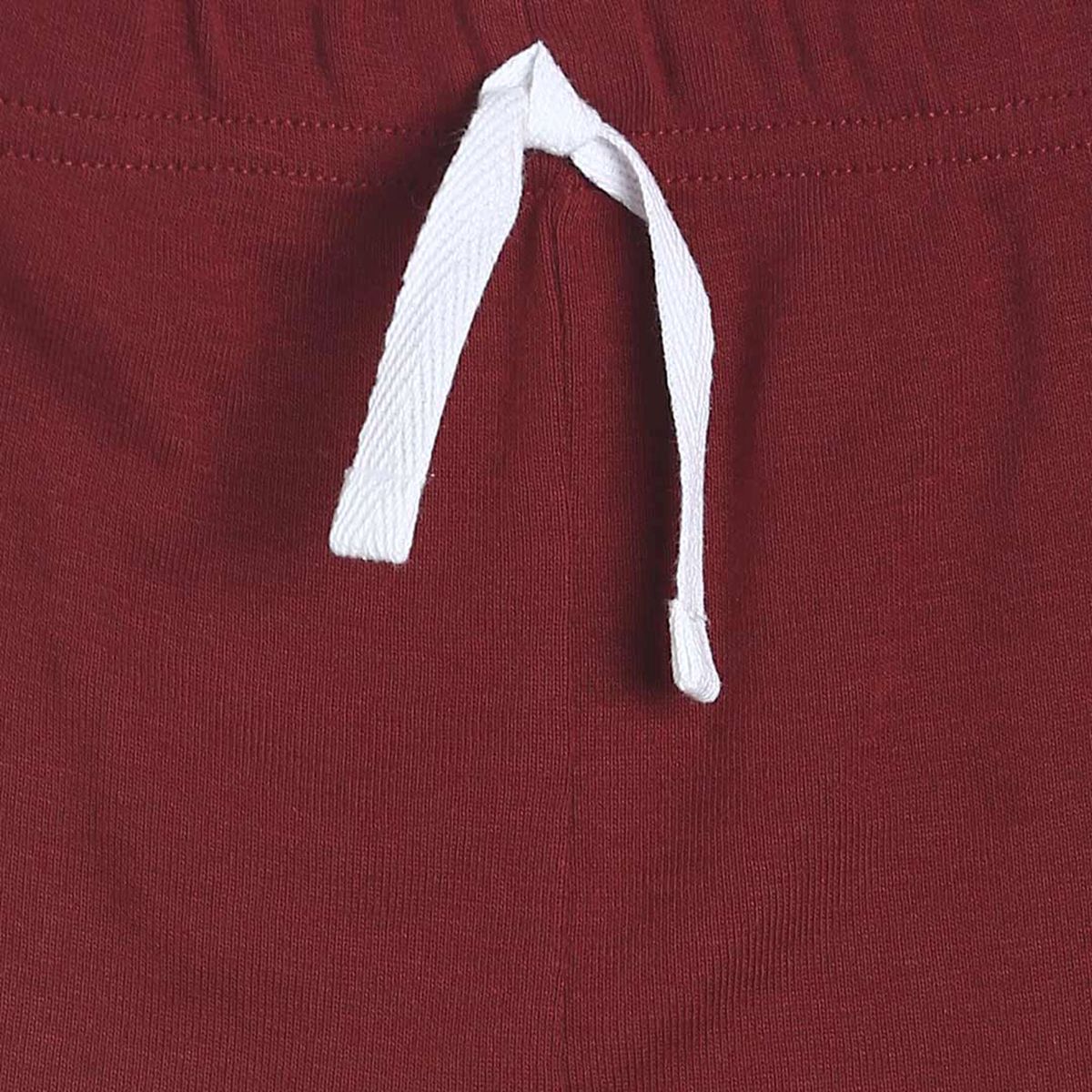 Pack of 1 knit shorts - maroon for 0-3 Months