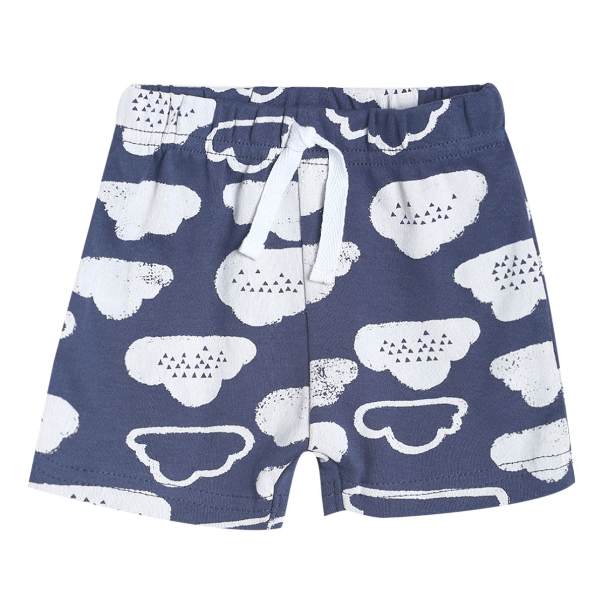 Pack of 1 knit shorts - navy for 0-3 Months
