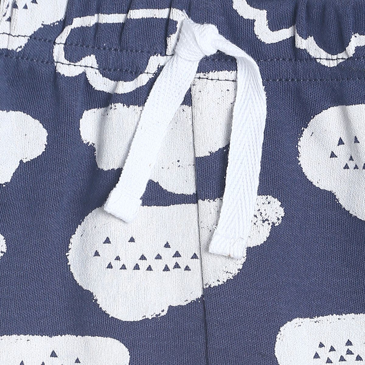 Pack of 1 knit shorts - navy for 0-3 Months