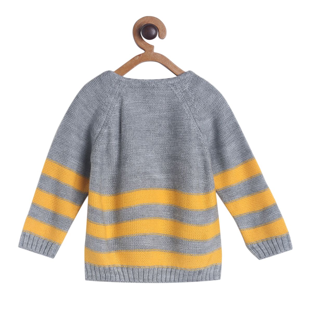 Pack of 1 sweater - grey for 0-3 Months
