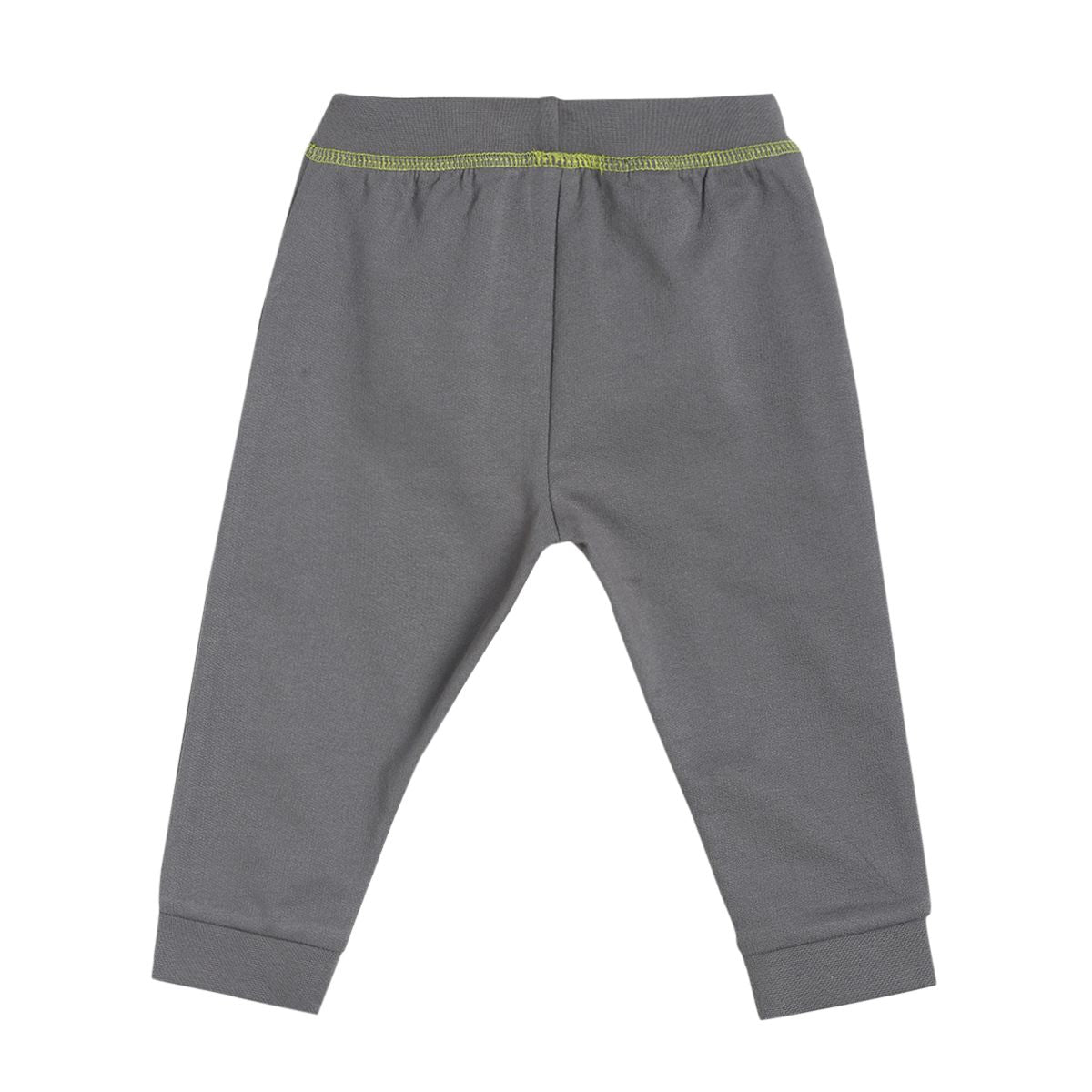 Pack of 2 t-shirt and full length bottom - marshmallow and grey for 0-3 Months