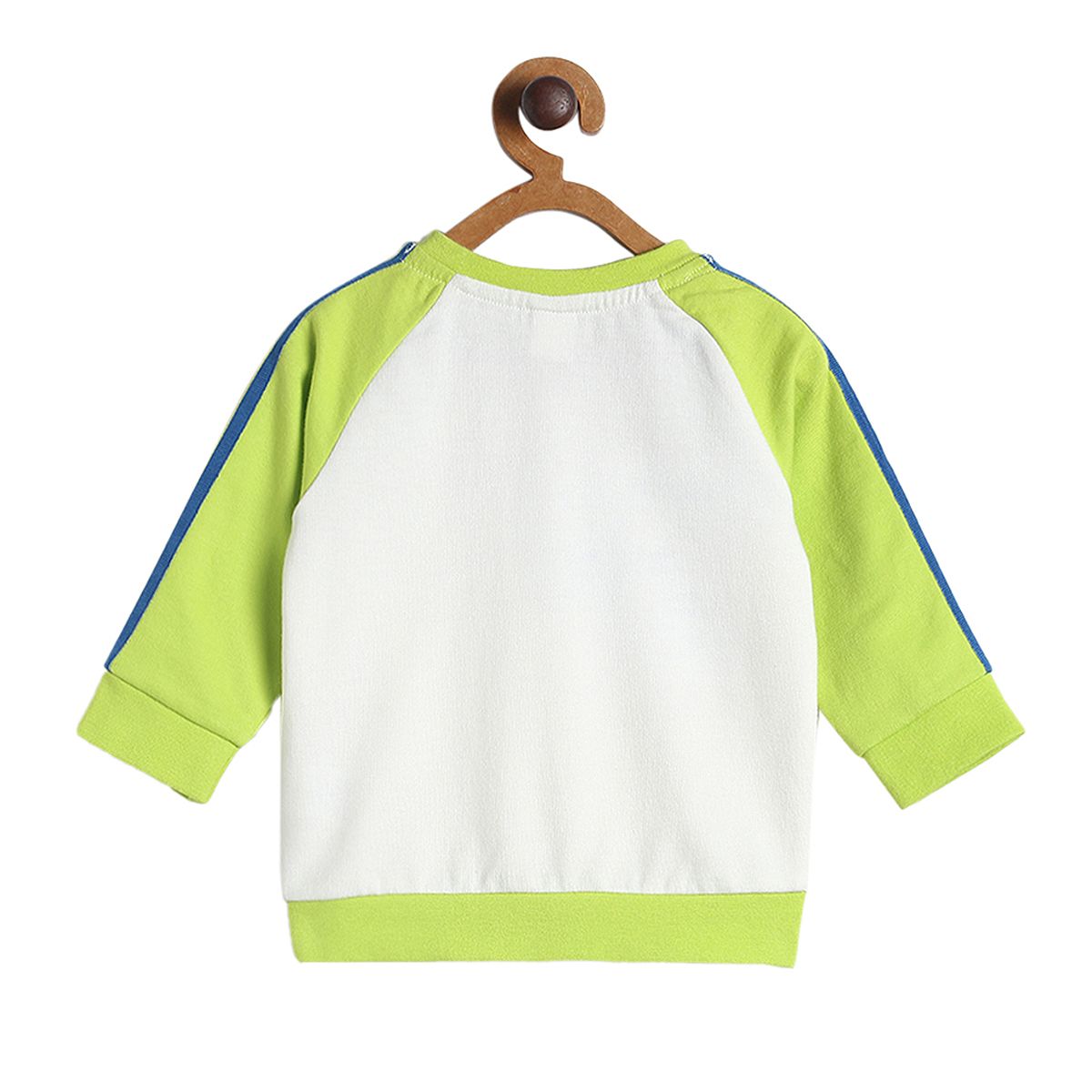 Pack of 2 t-shirt and full length bottom - marshmallow and green for 0-3 Months