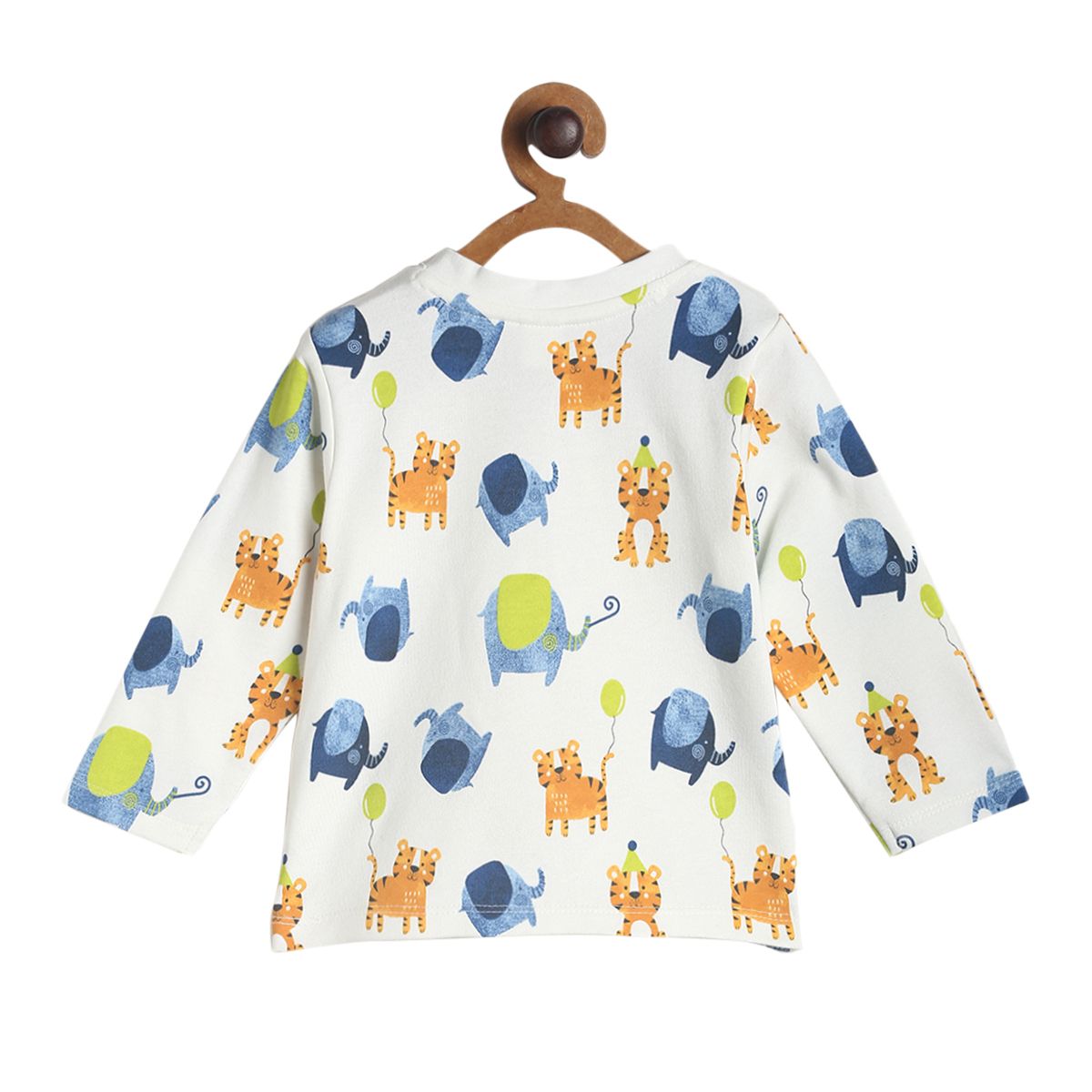 Pack of 2 t-shirt and full length bottom - marshmallow and grey for 0-3 Months