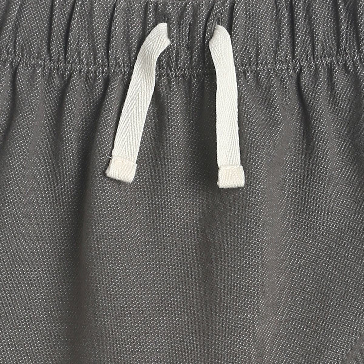 Pack of 2 t-shirt and full length bottom - marshmallow and grey for 0-3 Months
