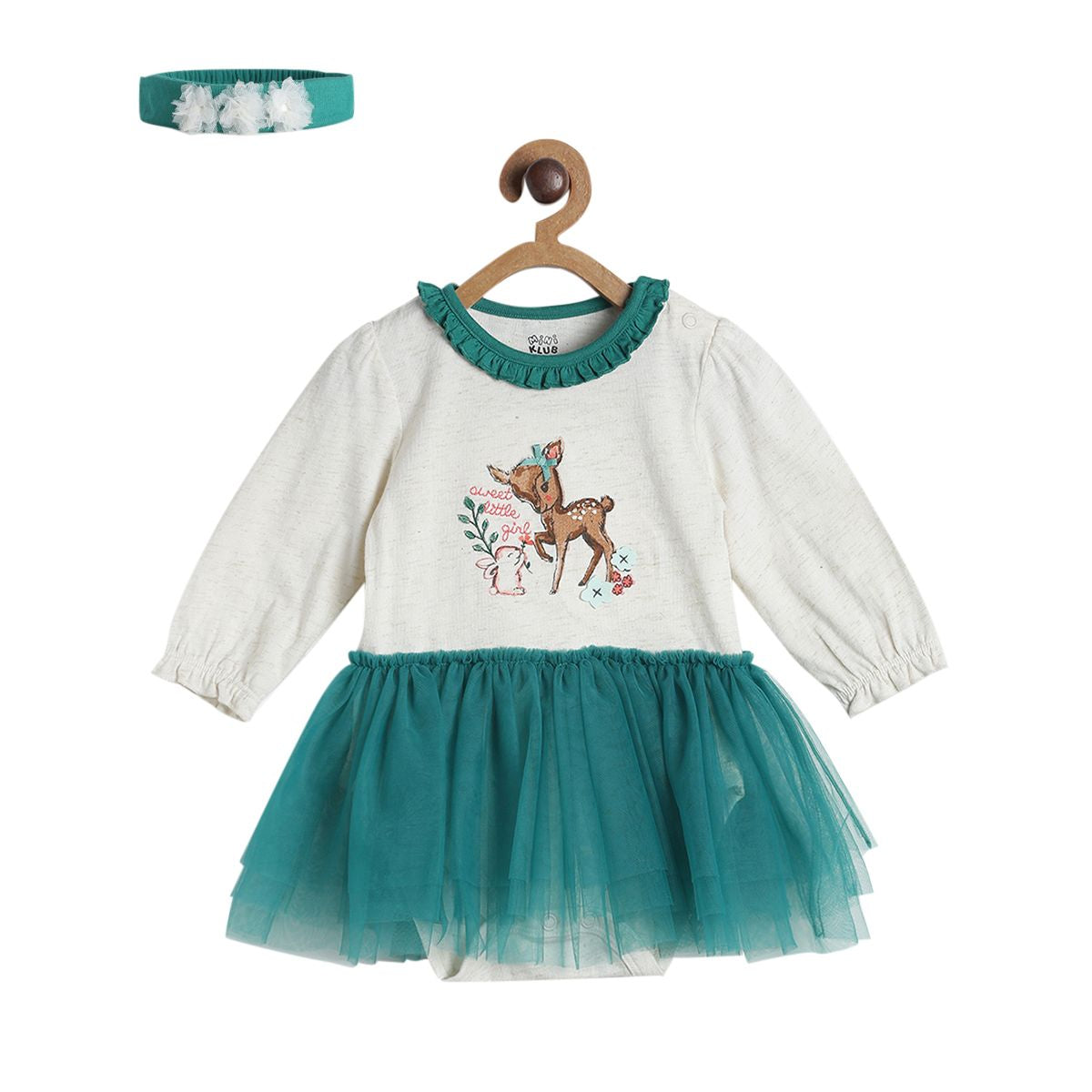 Girls Multicolor Pack Of 2 Body Suit