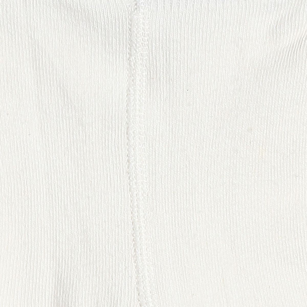 Pack of 2 integral bodysuit with stocking - white & purple for New Born