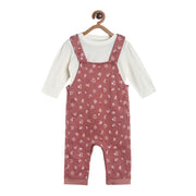 Pack of 2 dungaree set - rust for 3-6 Months