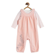 Pack of 2 dungaree set - peach for 3-6 Months