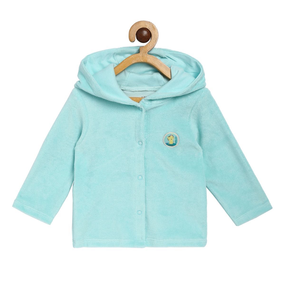 Pack of 1 knit jacket - turquoise green for 0-3 Months