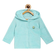 Pack of 1 knit jacket - turquoise green for 0-3 Months